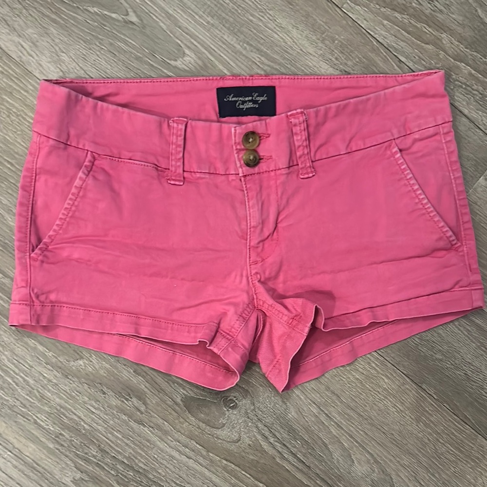American Eagle Outfitters Pink High Waist Shorts